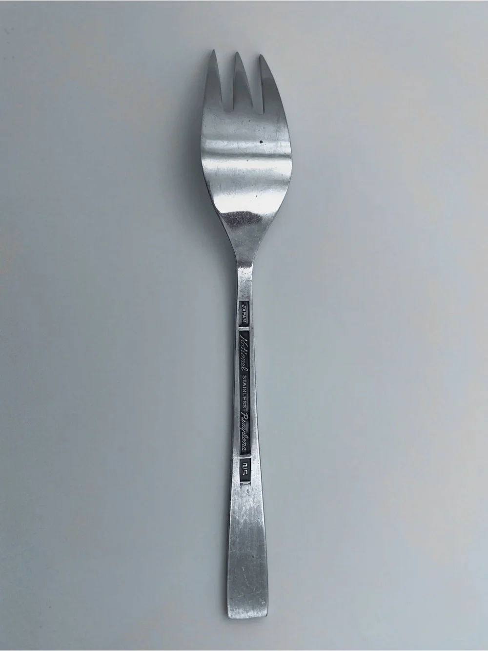 Vintage National Silver Co PAMPLONA Stainless Steel Salad Forks- MCM - Set of 3